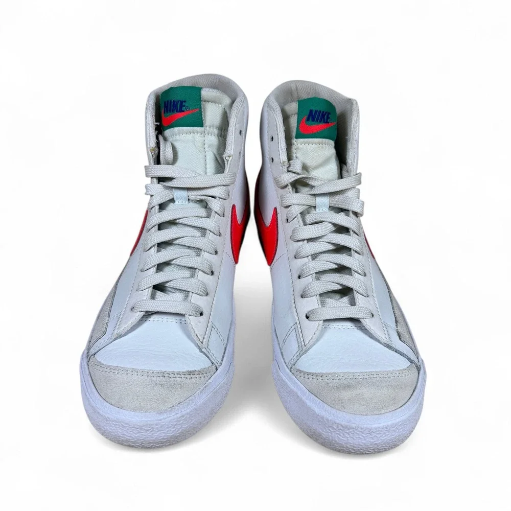 Nike Blazer Mid 77 GS Platinum Tint Crimson Vintage Sneakers 6.5 Youth DA4086004